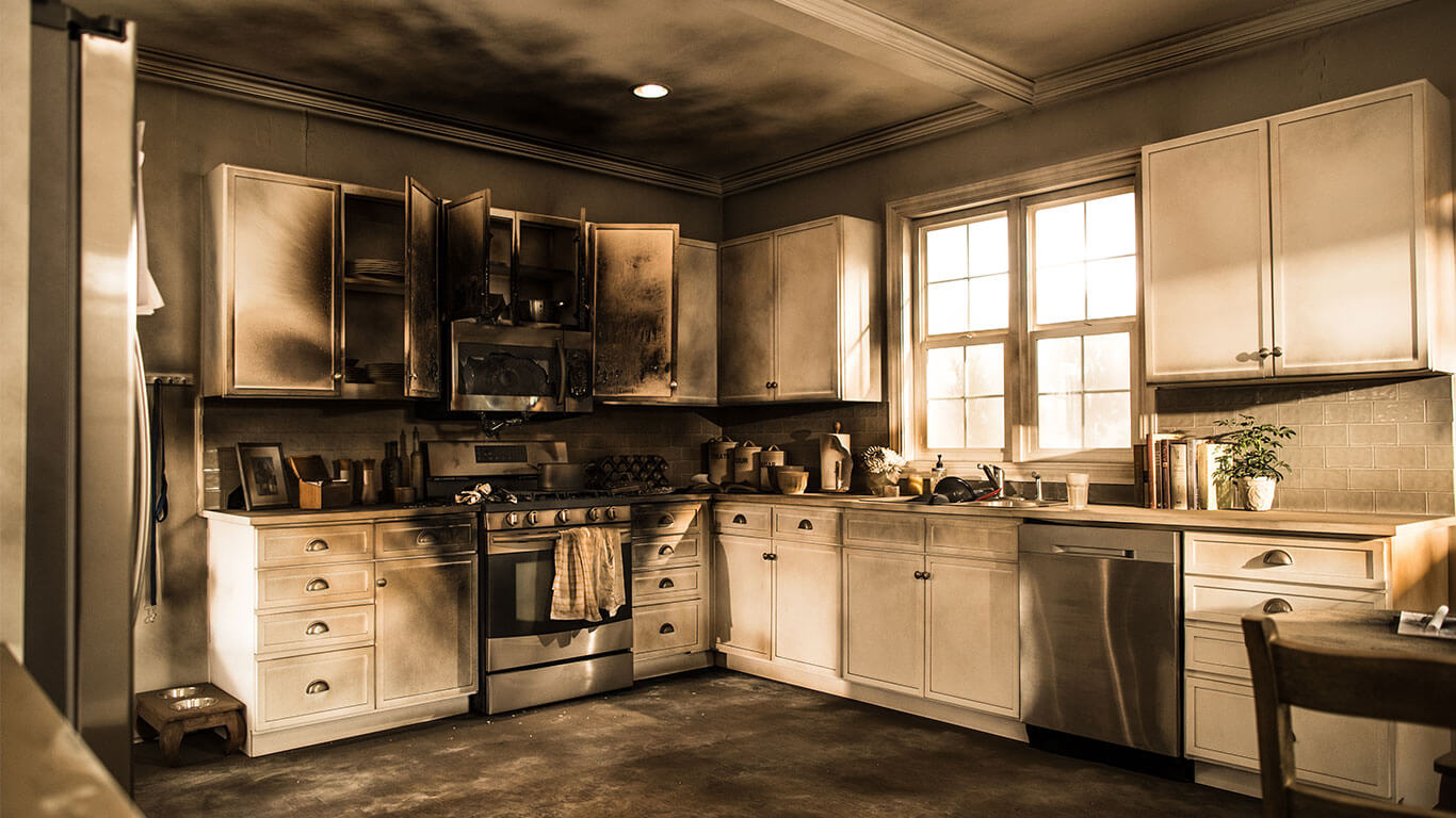 fire damage restoration